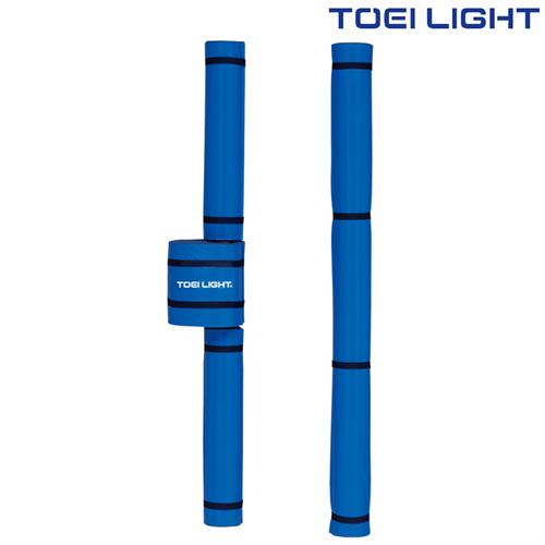 \店内全品エントリーで10倍!/ バレーポールカバーFV B2049 青・赤 トーエイライト TOEI LIGHT 学校体育用品
