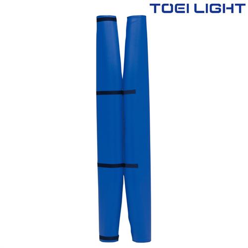 \店内全品エントリーで10倍!/ バレーポールカバーR型D× B2250 青・赤トーエイライト TOEI LIGHT 学校体育用品