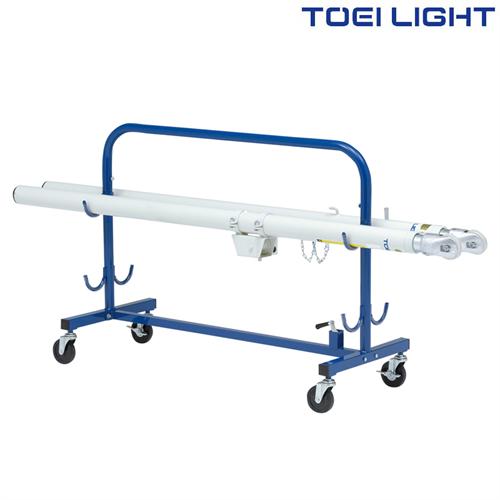 \店内全品エントリーで10倍!/ バレー支柱運搬車MG4 B3321 トーエイライト TOEI LIGHT 学校体育用品