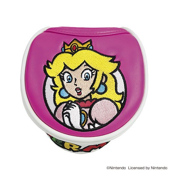 M・I・N・Dのヘッドカバー キャラクター ピーチ スーパーマリオ フェアウェイウッド用（FW） ゴルフ メンズ レディース おしゃれ 任天堂 ライセンス商品｜アングル2