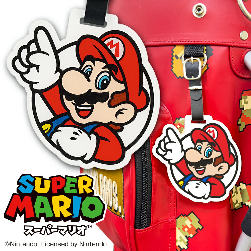 マリオ スーパーマリオ アクリルネームプレート ゴルフ 用品 キャラクター おしゃれ かわいい 任天堂 ライセンス商品