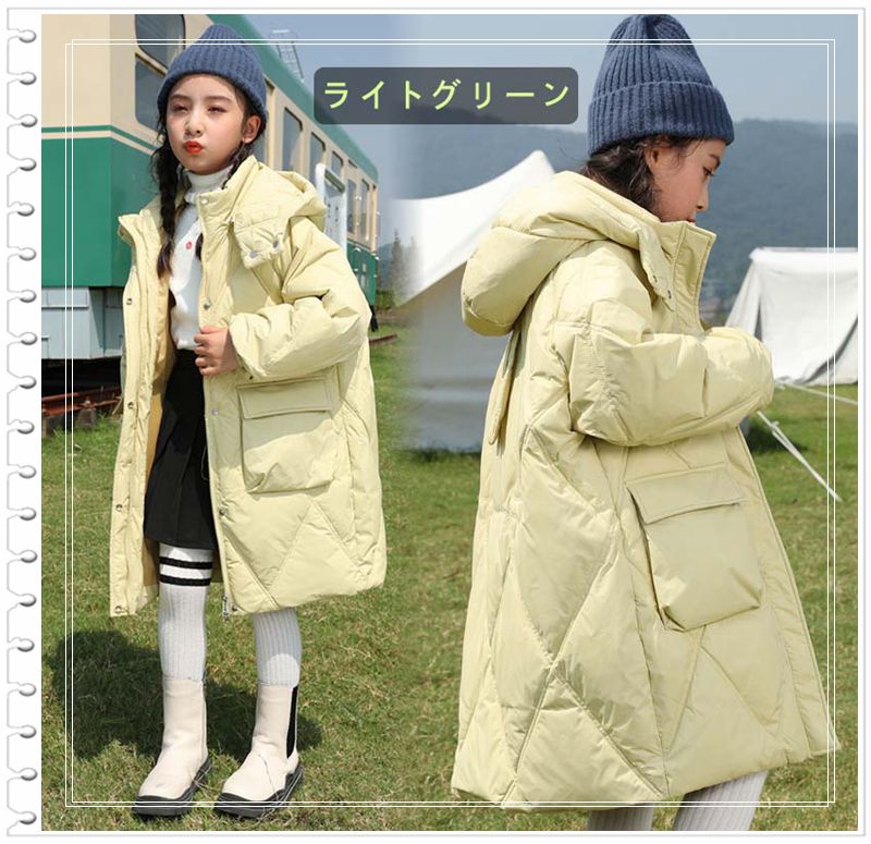 防寒 暖かい 秋冬 防寒 可愛いコート あったかジャケット キッズジャケット 通園 ジュニア 秋冬 防寒 通学 学生 アウター ロン 3