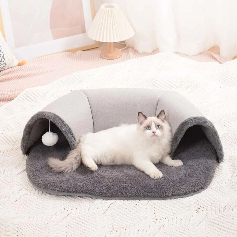 Bed - 春夏秋冬 もこもこ 柔らかい 滑り止め 犬猫兼用 ぐっすり眠る 可愛い 暖かい おしゃれ 保温防寒 ペット用品 ペット用寝