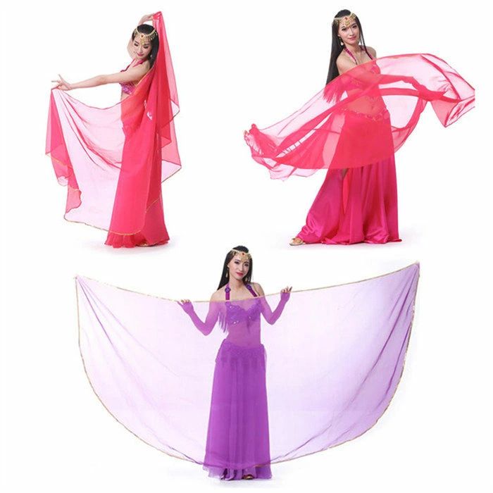 250*120cm ベリーダンスベール シフォンベール ヴェール ステージ衣装 舞台衣装 ア...