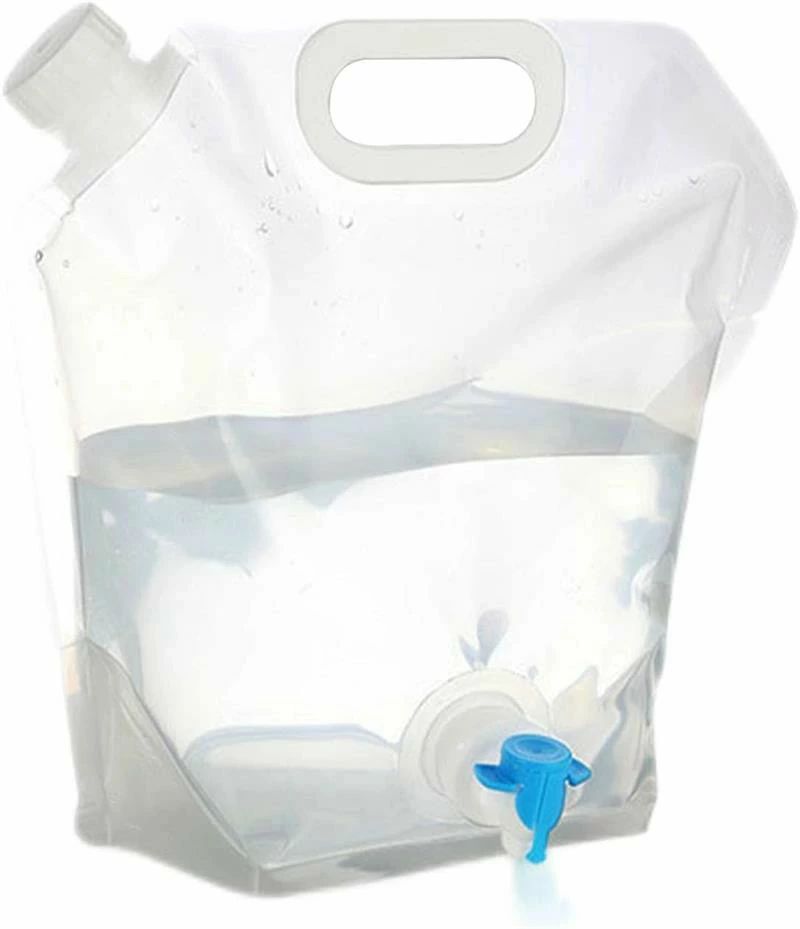 5L/10L ポータブルハイドレーションパック ウォータータンク 持ち運び 大容量 給水袋 折り畳み 漏れ防止 旅行用 水 避難防災グッ