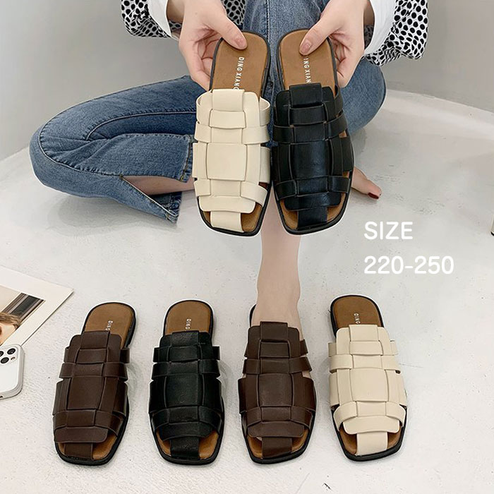 レディース ぺたんこ 歩きやすい カジュアル 楽ちん つっかけサンダル 夏 ぺたんこ 美脚 本革 サボサンダル サンダル スリッパ