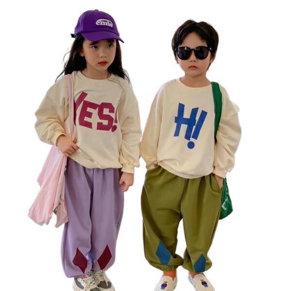 春着 プリント かわいい スウェット 丸首 トップス キッズ トレーナー スウェット トップス 長袖 男の..