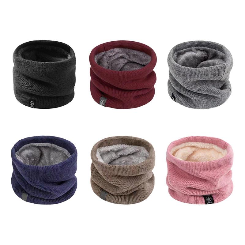 バイク用 スキー キャンプ 厚いフリース裏地付きネックカバー