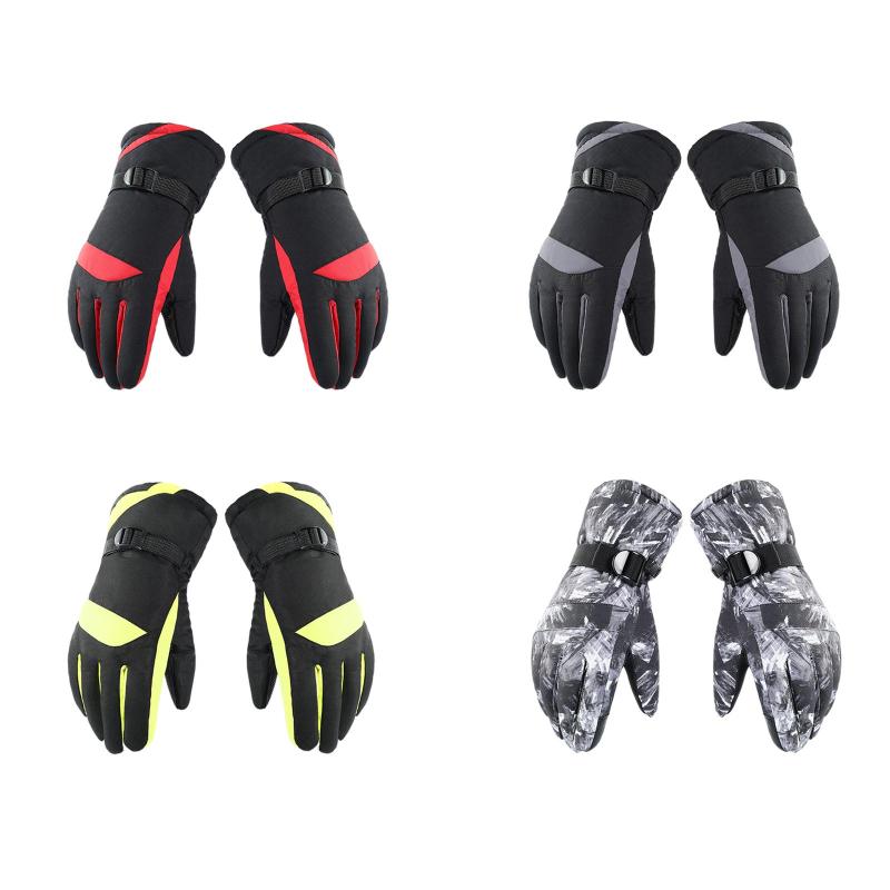 冬の暖かい手袋タッチスクリーン防水男性女性屋外用防風