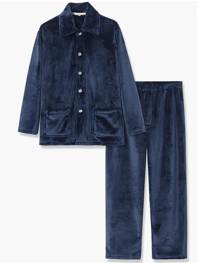 長袖 あったか フランネル ルームウェア メンズ 上下セット ふわふわ 部屋着 秋