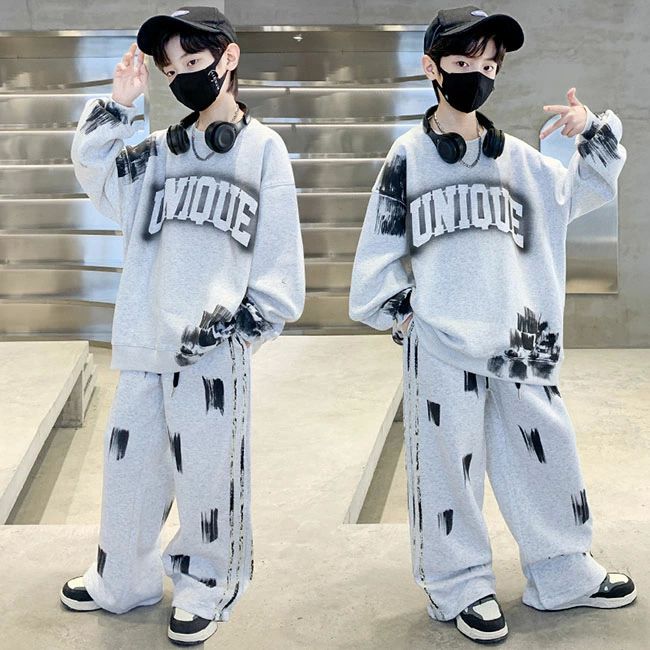 ダンス衣装 秋 子供服 トレーナー 冬 + 衣装 セットアップ 男の子 スポーツウェア 春服 ヒ 秋服 春 ロ..