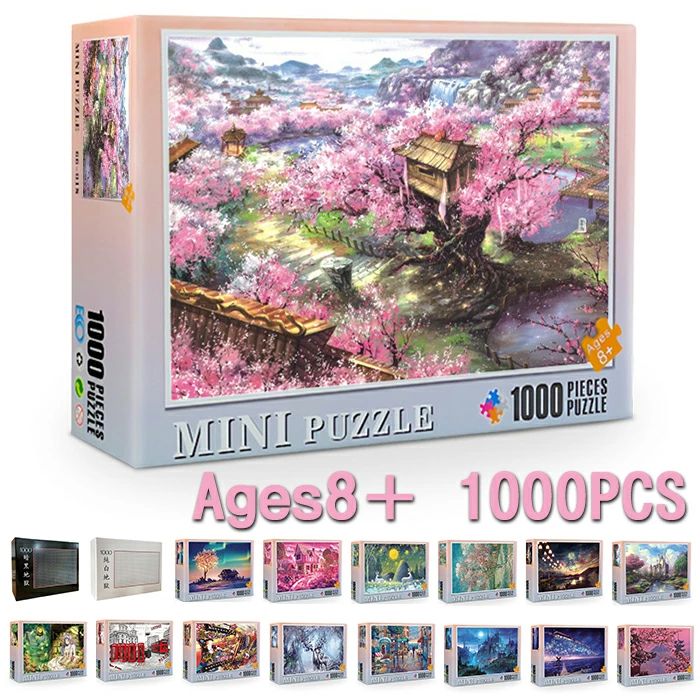 装飾的な絵画 おもちゃ 楽しい モダンな家の装飾 子供のための教育的なおもちゃ 大人のための1000ピースパズル 1000pcs パズル