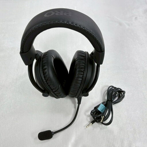 【展示品】Logicool G PRO X ゲーミングヘッドセット G-PHS-003 ブラック Dolby 7.1ch対応 Blue VO!CE搭載 有線3.5mm 軽量マイク付き PS5・PS4・PC・Switch対応 ファイナルファンタジー推奨モデル 【展示品】Logicool G PRO X ゲーミングヘッドセット G-PHS-003 ブラック Dolby 7.1ch対応 Blue VO!CE搭載 有線3.5mm 軽量マイク付き PS5・PS4・PC・Switch対応 ファイナルファンタジー推奨モデル
