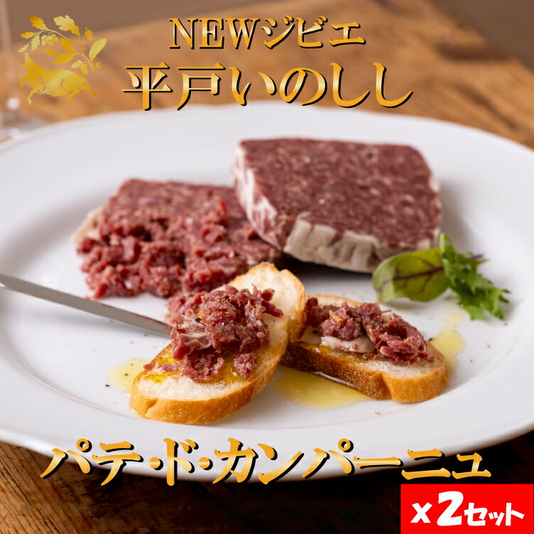 ジビエ 平戸 いのしし パテ ド カンパーニュ 60g 2セット 平戸市 佐世保市 松浦市 産 猪 猪肉 イノシシ肉 加工品 前菜用 おつまみ用 天然猪 ジビエ肉 いのしし肉 薬食 滋養 強壮 ヘルシー ギフト 人気 ルディック パテドカンパーニュ