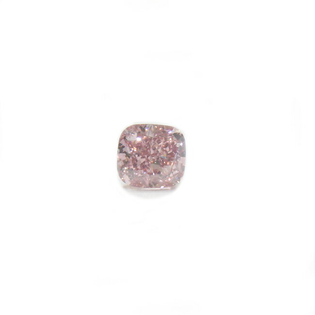 ピンクダイヤモンド クッションカット 0.266ct　Fancyb Intense Pink　SI-1　中央宝石研究所　ソーティ..
