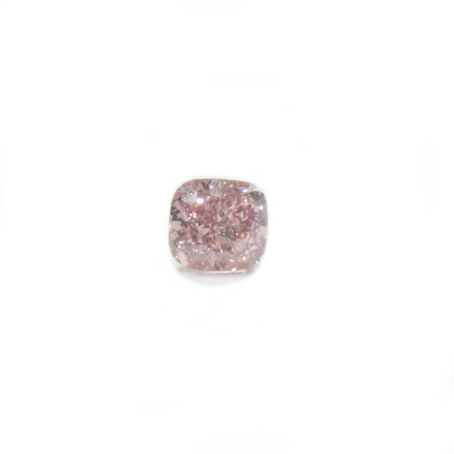 ピンクダイヤモンド クッションカット 0.266ct　Fancyb Intense Pink　SI-1　中央宝石研究所　ソーティング（裸石）　ピンクダイヤ 【クッションカット】【ピンク　ダイヤモンド】【母の日 プレゼント ギフト お祝い ジュエリー 誕生日 記念日】