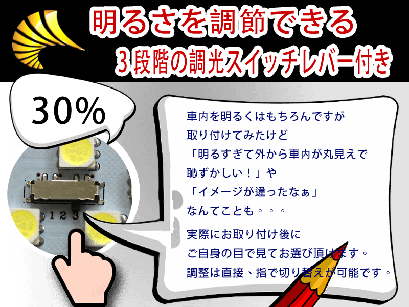 【減光調整機能付き！】【3チップ採用！！】日産 セレナ C27 セレナ 新型LED ルームランプ セット LED 7点　ハイウェイスター/ライダー]ランディSGC27 SGN27 専用 室内灯 車内灯　ゆうパケット発送で送料無料！