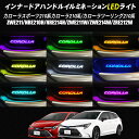 TOYOTA カローラ カローラスポーツ カローラツーリング 210系 対応 インナーハンドル LEDイルミネーションライト 9色切替式