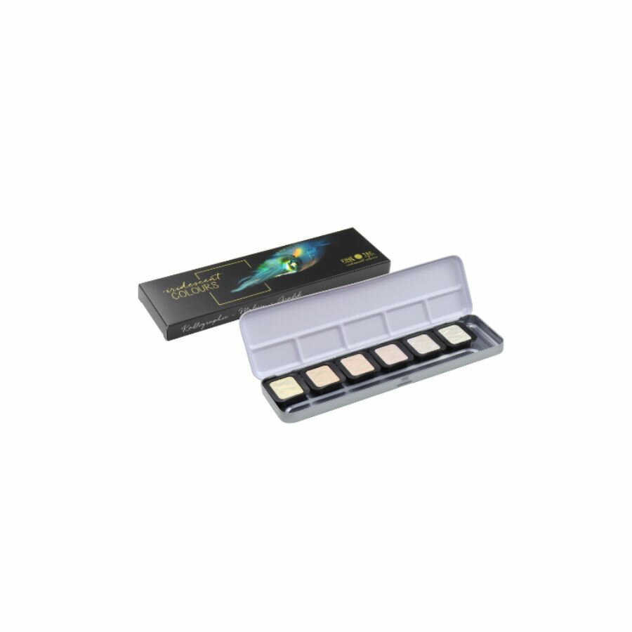FINETEC パールセントカラーF5600 イリデッセンス 6色セット絵具 セット