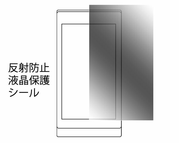 docomo Optimus chat L-04C用反射防止液晶保護シール（クリーナークロス付）傷や埃から守る反射防止液晶保護シート！/ドコモ スマートフォン オプティマス チャット/LG 画面保護フィルム ポイント消化