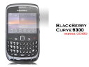 BlackBerry Curve 9300用液晶保護シール(クリーナークロス付属)傷や埃から守る/保護シート 画面保護フィルム ポイント消化