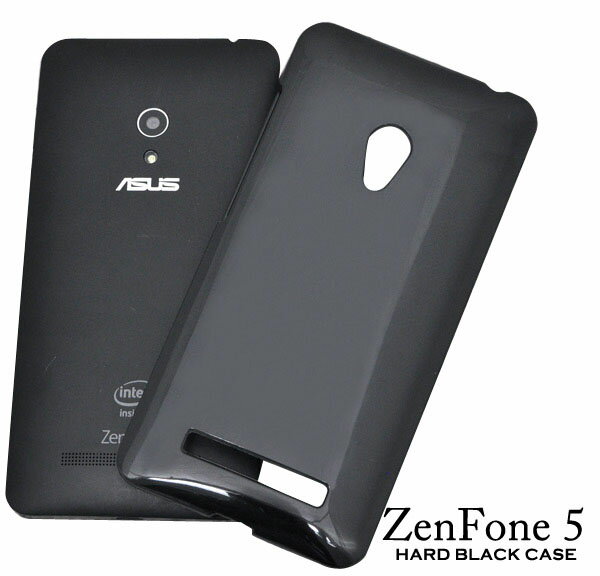 【領収書発行可能】【アウトレット】ASUS ZenFone 5 用ブラックハードケース●傷やホコリから守る!シンプルな黒の ゼンフォン ファイブ用ケース スマホ...