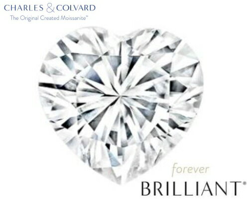 【アウトレットSALE】モアッサナイト　Forever BRILLIANT　6.5mmハート ルース（ダイヤモンド1.0ct カラー：G-I/ クラリティ：VS1-VS2 相当）ダイヤモンドに次ぐ硬度とダイヤモンドを超える輝きを放つ人工宝石であり、ダイヤモンドの代替宝石としておすすめ致します。