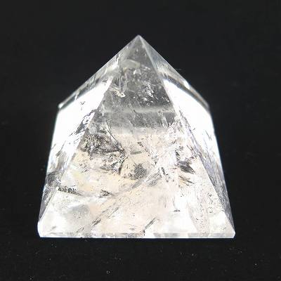 ブラジル産 レムリアンシード 水晶 45mmピラミッド レインボー 91.6g