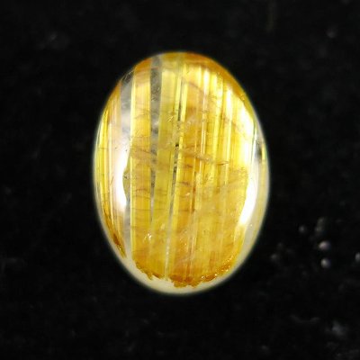 ゴールドルチルクォーツ 11mmオーバル カボション 0.85g