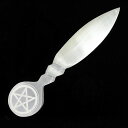 キャッツアイ セレナイト 五芒星アセイミー 短剣 24cm