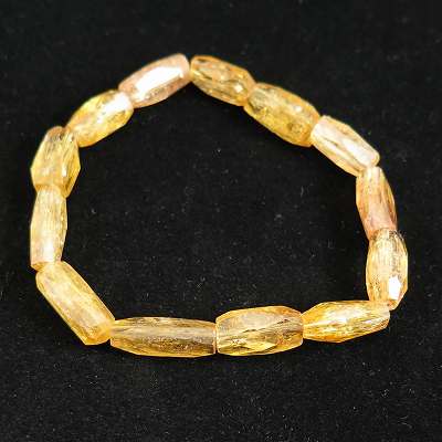 インペリアルトパーズ タンブル ブレスレット 19.7g