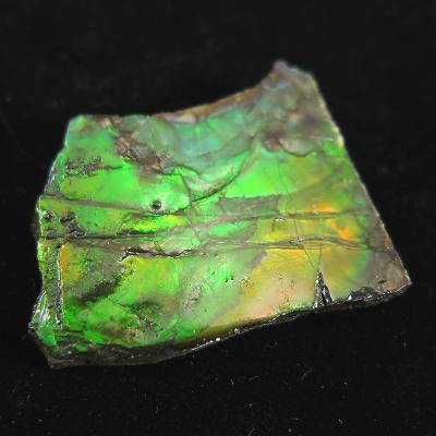 アンモライト アンモナイト化石 スライス 原石 6.7g