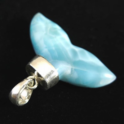 ラリマー ホエールテール ペンダントトップ 17.8g