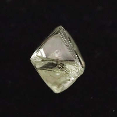天然ダイヤモンド 原石 ラフ ルース Yellow 八面体 ソーヤブル 0.25ct