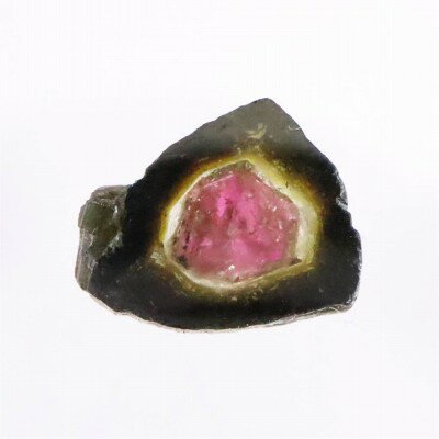 ウォーターメロントルマリン 原石スライス ブラジル産 2.38ct