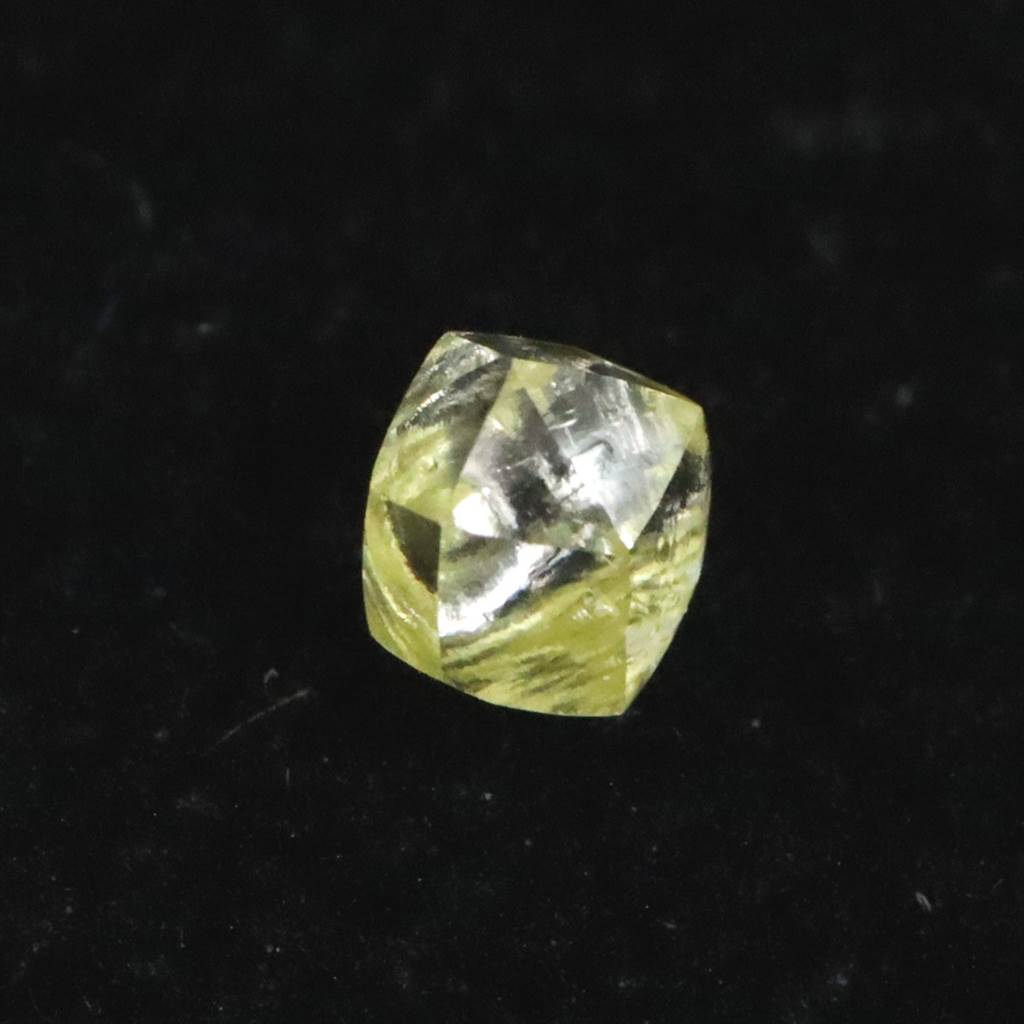 天然 イエロー ダイヤモンド 原石 0.16ct