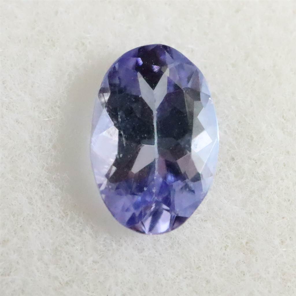 非加熱タンザナイト 5.8mmオーバル ファセットカット ルース 0.38ct