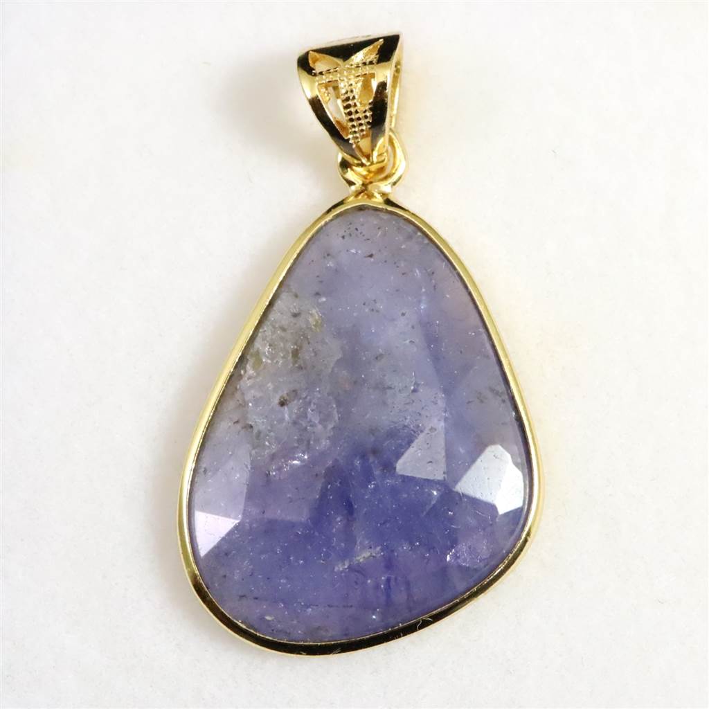 タンザナイト 24mm ローズカット ペンダントトップ 3.2g