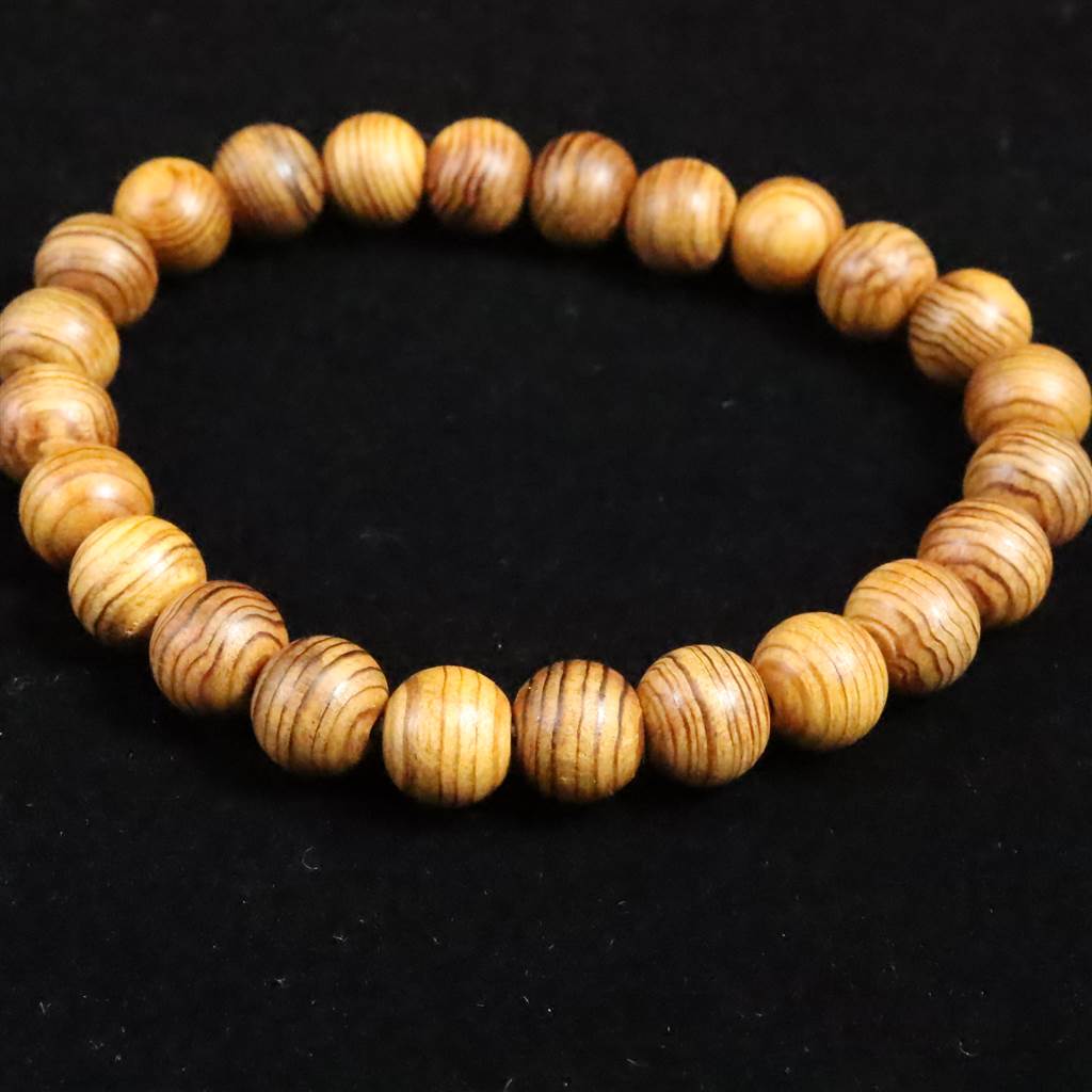 伊勢神宮御山杉 内宮大杉 9mm玉ブレスレット 証明書付　4.35g