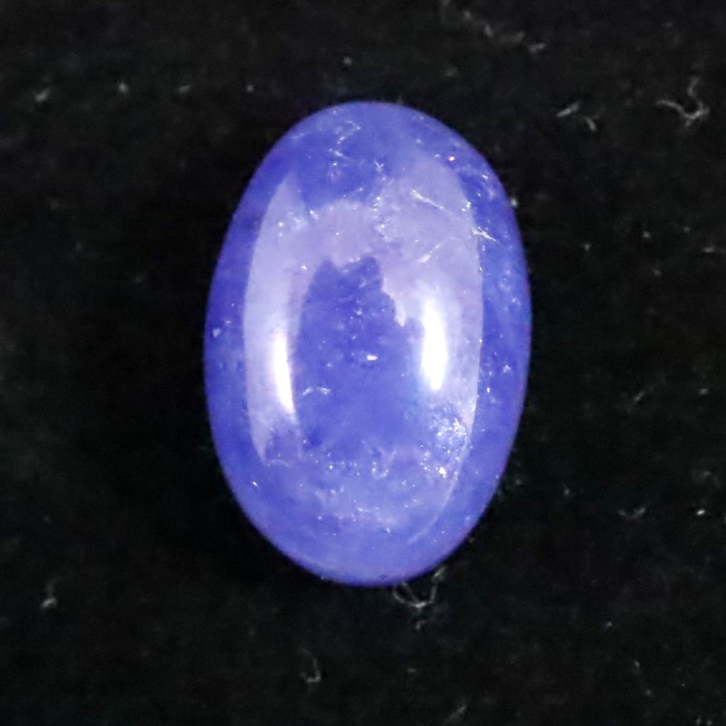 非加熱タンザナイト AAA- ルース 13mm オーバル 1.4g