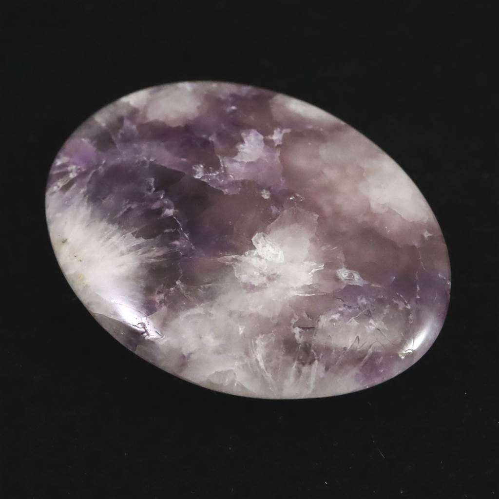 群馬県 戸神山産 紫水晶 アメジスト 30mm オーバル ルース 7.6g