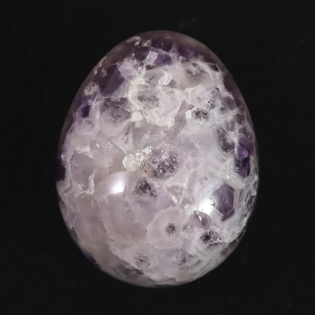 群馬県 戸神山産 紫水晶 アメジスト 33mm エッグ 27.0g