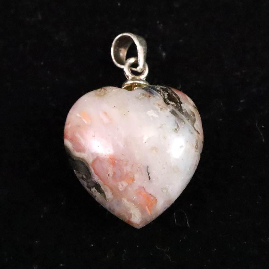 H&E社 シナゼツ(AZOZEO) 15mmハート ペンダントトップ 証明書付 2.5g