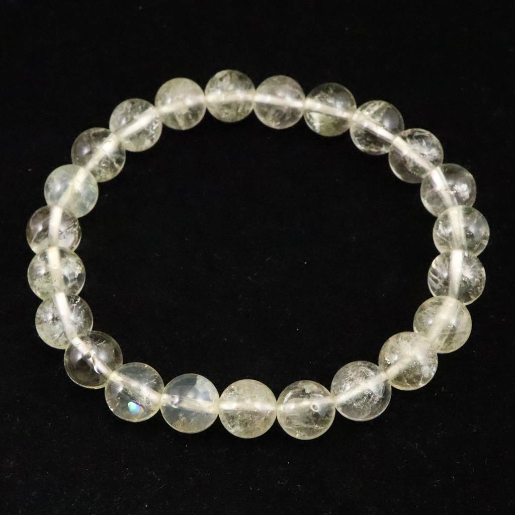 H&E社 ゴールデン アゼツライト（AZOZEO) 8mm玉ブレスレット 証明書付 17.9g