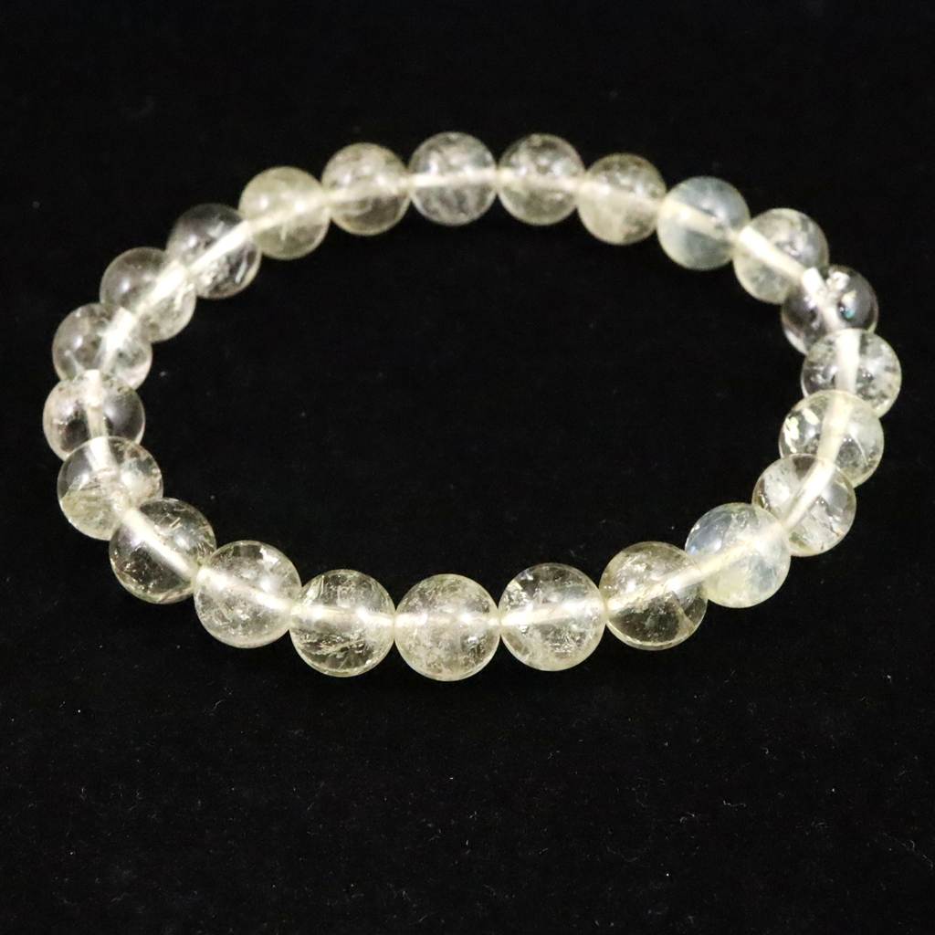 H&E社 ゴールデン アゼツライト（AZOZEO) 8mm玉ブレスレット 証明書付 17.9g