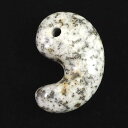 京都府産 鞍馬石 33mm勾玉 証明書付 8.8g
