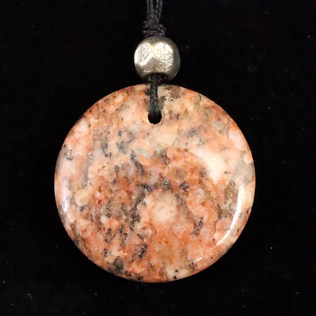 H＆E社 ローゾフィア (AZOZEO) ディスク型 コード ペンダント 8.3g