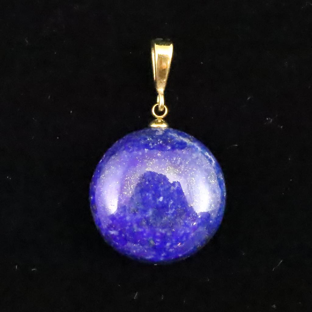 ラピスラズリ 19mmラウンド ペンダントトップ 5.9g