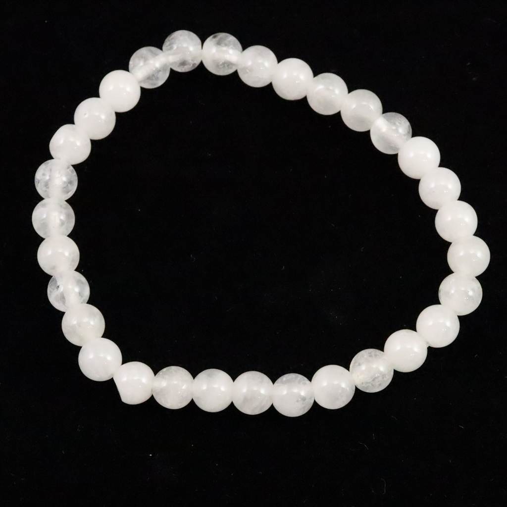 H&E社 アゼツライト（AZOZEO)　6mm玉ブレスレット 証明書付 10.0g