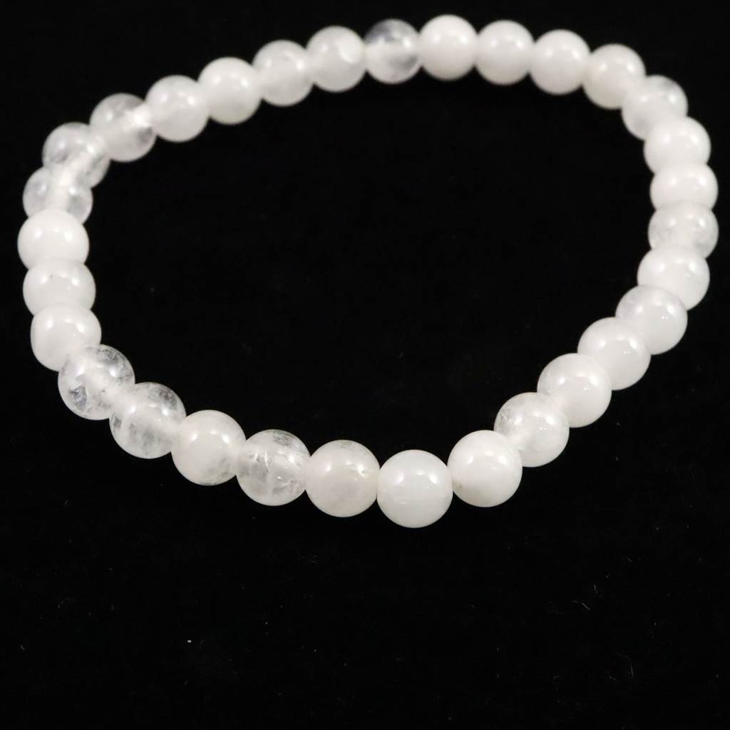 H&E社 アゼツライト（AZOZEO)　6mm玉ブレスレット 証明書付 10.0g